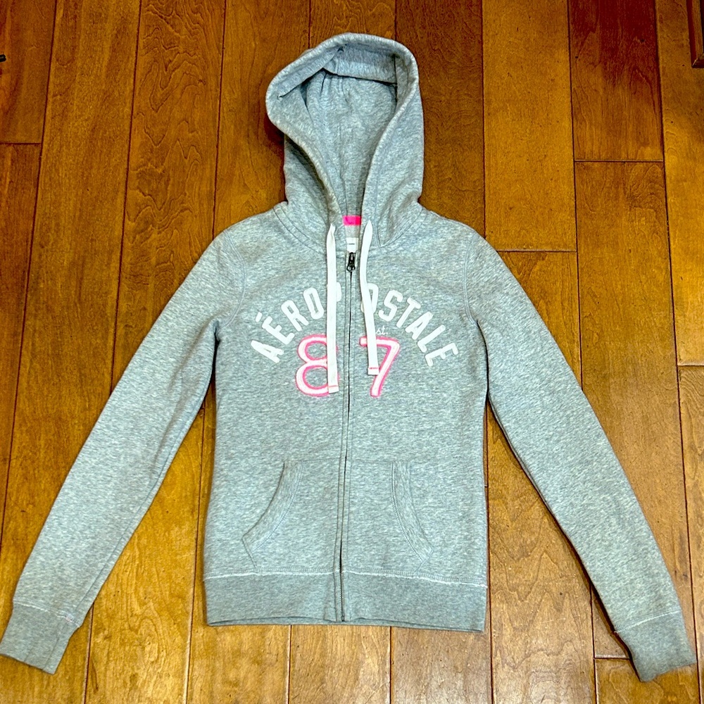 🆕✌️Aeropostale’s Zip Up Hoodie Sweatshirt XS Vintage Y2K NWT